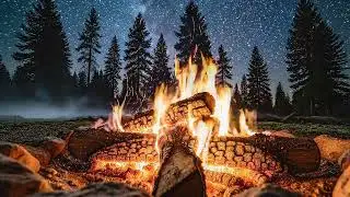 Crackling Fireplace 🔥 Calming Music for Deep Relaxation & Stress Relief | WAVERA | EP02