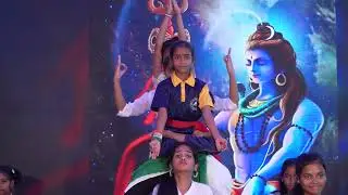 Energetic Shiv Tandava, a divine dance performance by Sri Gayatri school students #YOGA rookie #GTS
