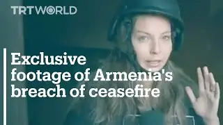 Exclusive footage of Armenia's breach of ceasefire