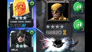 3* CGR and 3* Hela Against ROL Wolverine