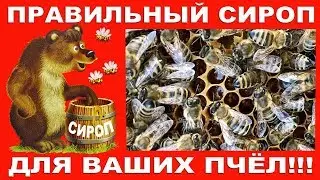 Правильный сироп для ваших пчёл!