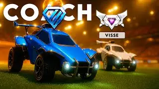 UM DIAMANTE DEU ME COACH NO ROCKET LEAGUE!
