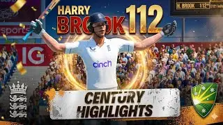 Harry Brook INCREDIBLE Ashes 112! 🤯 | ASHES 2023 | England v Australia 2023 | CRICKET 22