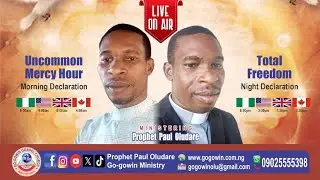 morning Declaration | Uncommon Mercy | with prophet Paul Oludare/Go-gowin Gospel Church...13/12/2025