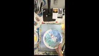 Sunset Painting with Gel Medium || The Social Easel
