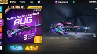 FREE FIRE 🔥 | 🤩NEW WEAPON ROYAL CYBER BOUNTY HUNTER AUG GUN🔫 SKIN || KING GAMER 👑