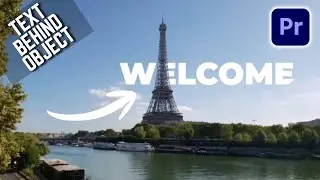 How to Put Text Behind a Moving Object in Premiere Pro