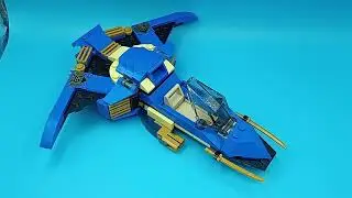 Lego Ninjago Jays Lightning Jet set Speed Build