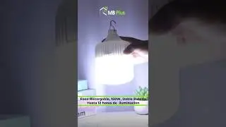 Foco LED Recargable, 150W