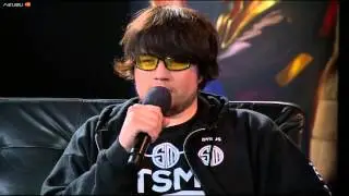 Dyrus shots fired! after the TSM vs LD match S3 World Championships