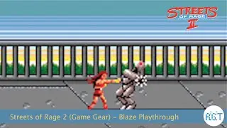 Streets of Rage 2 (Game Gear) - Blaze Playthrough