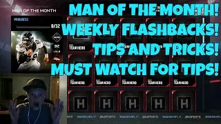 NEW MAN OF THE MONTH AND NEW WEEKLY FLASHBACKS! MADDEN 17 TIPS AND TRICKS!