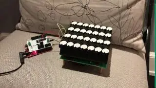 Particle Photon-controlled electromagnetic flip disc display (Alfa-Zeta Flip-Dots)