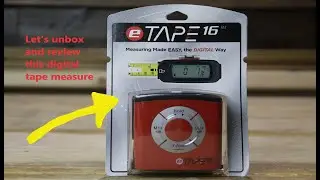 etape 16 digital electronic tape measure Unboxing and Review / from Goodwill /ASMR