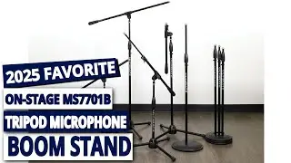Лучшая бюджетная микрофонная стойка? Обзор и настройка OnStage MS7701B (для ПК-игр и студийной ра...