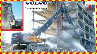 💪 Volvo EC750E HR, Hochhausabbruch,  Stuttgart, 2025. Teil 7  #longfront