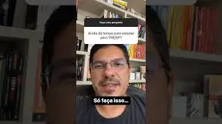 Ainda d&aacute; tempo de estudar para TRE/SP? #concursopublico #questoesdeconcursos #direito #concurseiros