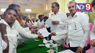 మండలల్లో వివిధ శంకుస్థాపనలు,ప్రారంబోత్సవలు చేసిన మంత్రి హరీష్ రావు.......nd9news