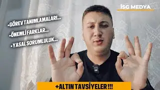 İş Güvenliği Uzmanı ve Teknikeri Arasındaki Farklar Nelerdir? | Genel Tavsiyeler...