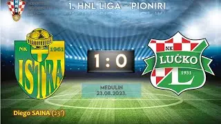 NK Istra 1961 - NK Lučko (1-0), 1. HNL - pioniri 2009 , 23.08.2023.