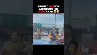 SLOWEST POLICE CHASE EVER😂