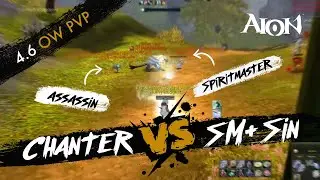 Chanter (Aselon) Solo PvP - 1v2  vs Sin + SM - Aion 4.6