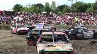 Comber Fair Demolition Derby 2013 | Stock 4 Cylinder