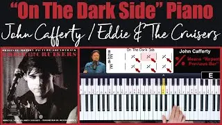 Исполнение песни &laquo;On The Dark Side&raquo; + обучающее видео (Джон Кафферти / Eddie & The Cruisers)
