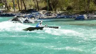 La durance 🇫🇷 en Canoe C1 descente 95/m/s2