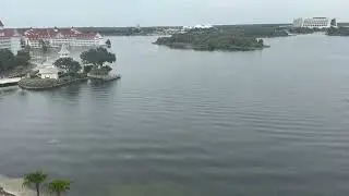 View from the 8th floor of the Polynesian Island Tower 