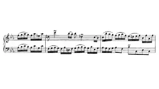 Johann Sebastian Bach - Suite in E-flat major BWV 819; Allemande BWV 819a