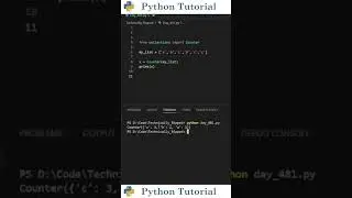 Python's Counter Class | Python Tutorial