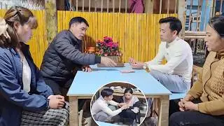 Out of worry, Sinh's father gave Bao money to quickly get Sinh tested.
