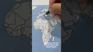 Социализм в Европе. Работа с картой. История. Класс IX. Союзные державы и Центральная держава.