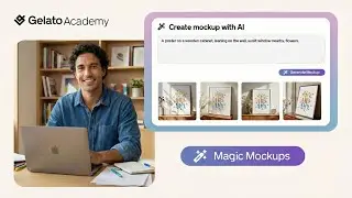 How to Create Stunning AI Product Visuals with Magic Mockups! | GelatoCreate