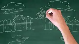Clown - Chalk and Board Animation