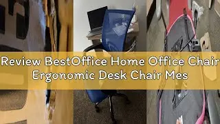 Review BestOffice Home Office Chair Ergonomic Desk Chair Mesh Computer Chair with Lumbar Support Arm