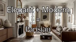 Modern Parisian Charm 🗼 | Elegant Home Decor Ideas with a French Twist