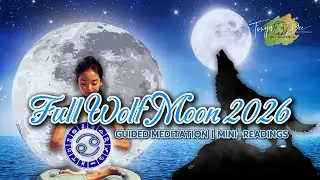 Full Wolf Moon 2026 Guided Meditation and Mini-readings #fullmoon #wolffullmoon #guidedmeditation
