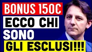 🔴 BONUS 150&euro; 👉🏻 ECCO CHI SONO I PENSIONATI ESCLUSI A NOVEMBRE! 🤷🏻&zwj;♂️💰