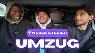 Der Umzug ins neue Atelier 🎨 mit Tugyan & Ivan | Alieu Sawaneh 
