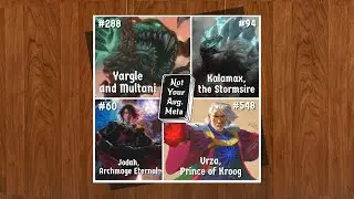 NYAM Ep. 127: Yargle and Multani vs Kalamax vs Urza vs Jodah #MTG #EDH #Gameplay Video