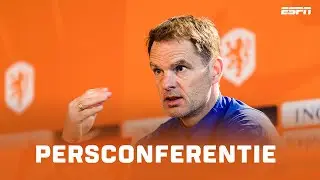 Persconferentie Frank de Boer