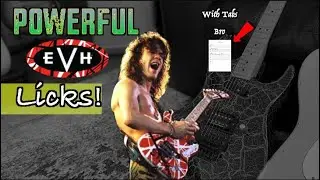 Powerful  EVH Licks Everyone Should Learn!