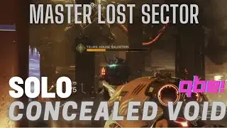 Destiny 2 - Lost Sector: Concealed Void, Master. Solo, Platinum Rank.