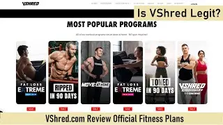 Is VShred Legit? VShred.com Review Official Fitness Plans