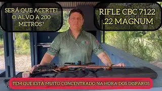 200 metros??? Vejam Rifle cbc 7122 Magnum, me surpreendeu essa distância!