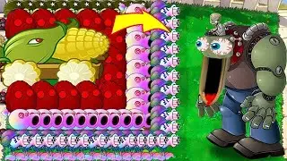 Hypno Cob Cannon vs Team Hypno Gatling Attack Giga Zomboss Gargantuar - Plants vs Zombies Hack