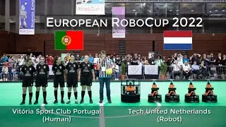 EU22.1    Human vs Robot at European RoboCup 2022 Portugal