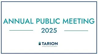 Tarion's Annual Public Meeting 2025
